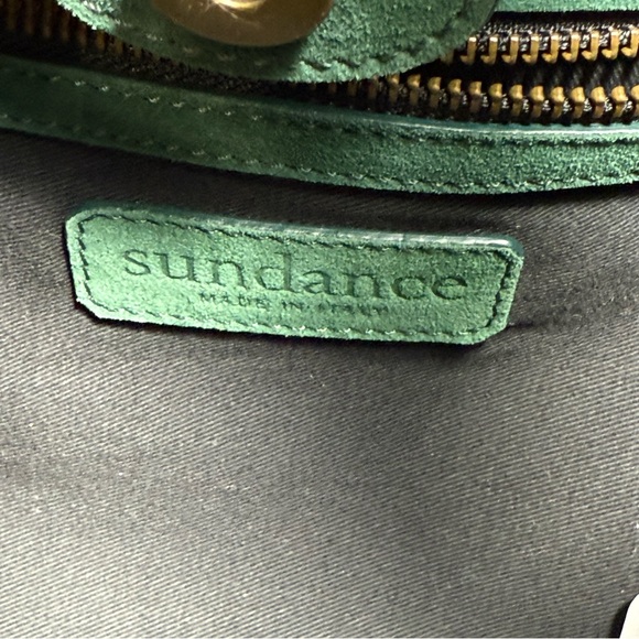 Sundance Green Suede Tote Bag - Picture 8 of 16